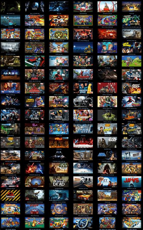 Backglass Collection Pinball Fx3 Rpinballfx3