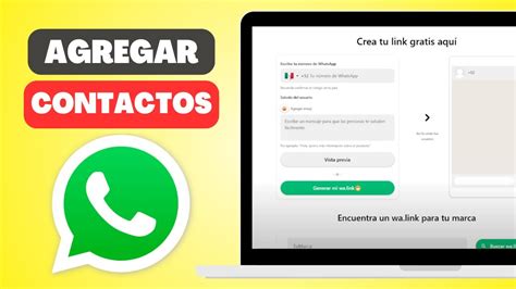 C Mo Agregar Contactos En Whatsapp Web Sin Celular Youtube