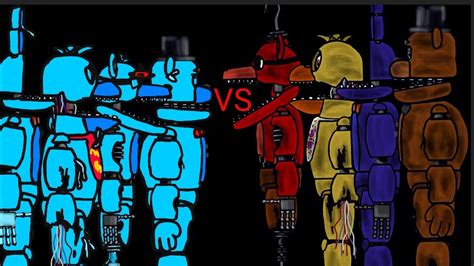 Dc Fnaf Withered Frosted Vs Withereds Youtube