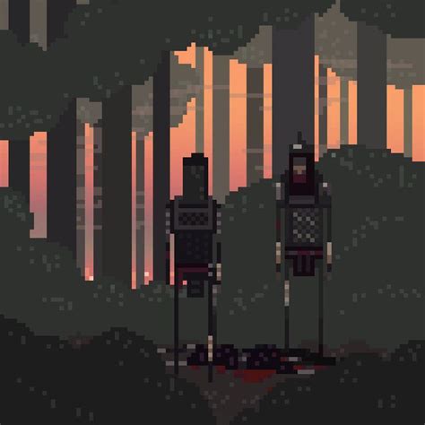 The Mysterious Waneella Pixel Art Landscape Pixel Art Design Pixel