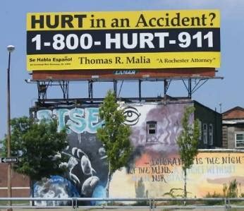 Lawyer Advertising on Billboards with 1-800-HURT-911®1-800-HURT-911® Personal Injury Advertising