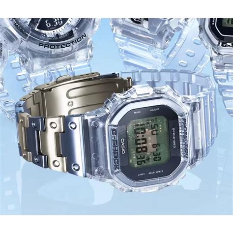 CASIO G SHOCK DWE 5640RX 7JRG SHOCK 40th Anniversary CLEAR REMIX DWE