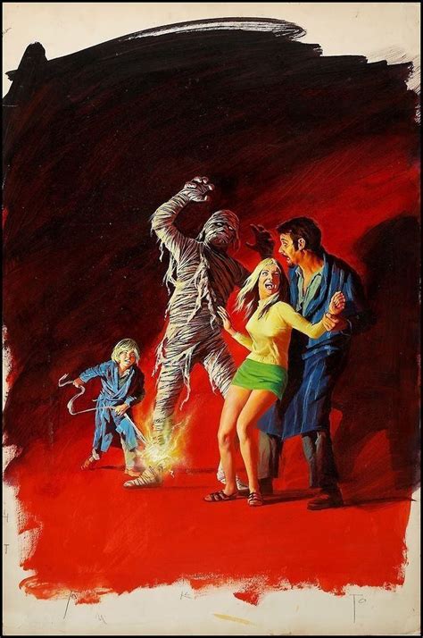 Cover Art For Eerie Magazine 1970 By Basil Gogos Monster Art