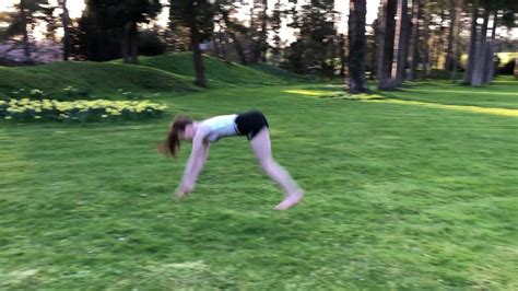 ️ Gymnast Karina Does Gymnastics Circus And Cheer ️ Ill Soon Be