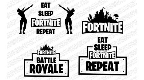 Fortnite Vector Svg In 2020 Fortnite Cricut Silhouette Images