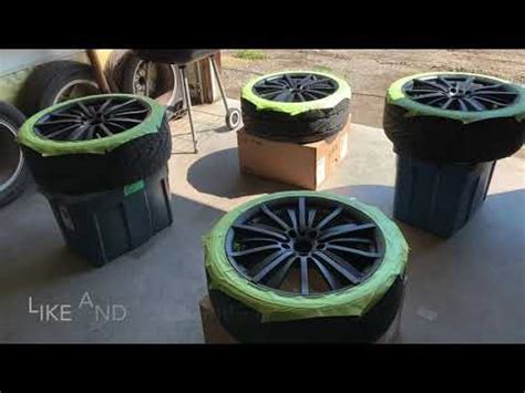 Painting My Enkei Wheels For My Mazdaspeed Matte Bronze Youtube