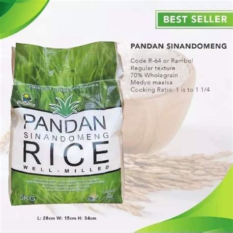 Grainsmart Pandan Special Sinadomeng Kg Shopee Philippines