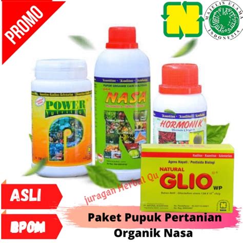 Jual Paket Pertanian Organik Powernutrition Hormonik Poc Nasa Dan