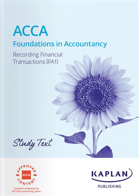 Acca Fia Recording Financial Transactions Fa Study Text July