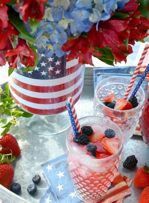 Diy Patriotic Flower Arrangement With An American Flag Home Is Where