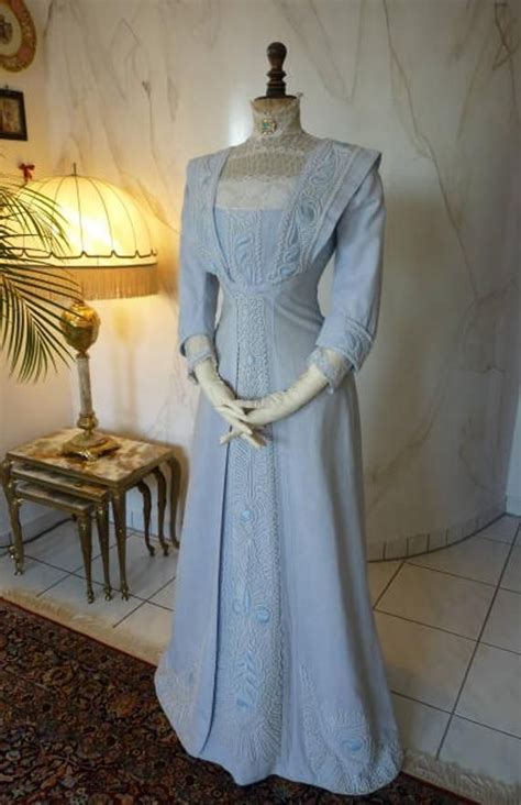 1912 Antique Summer Dress Antique Day Dress Antique Gown Edwardian