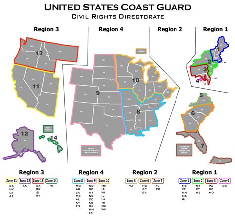 Coast Guard District Map