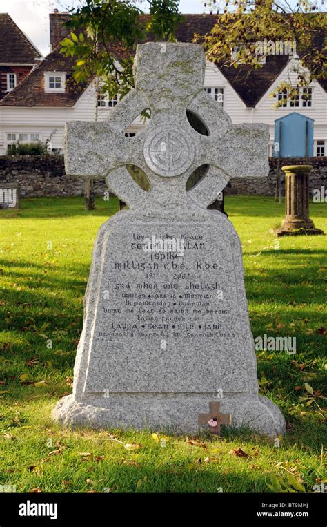 Spike Milligans Grave In The Historic Churchyard Of St Thomas The