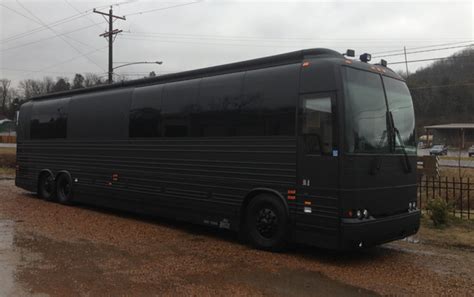 Black Tour Bus