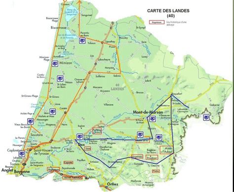 Décrypter 30 imagen carte des camping dans les landes fr