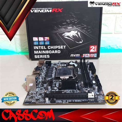 Jual Motherboard Venomrx Intel H Lga Intel Ddr Nvme Slot