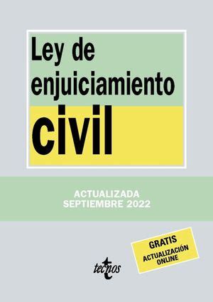 Ley De Enjuiciamiento Civil Sep Edici N Actualizada Editorial