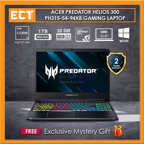 Acer Predator Helios Ph Xb Gaming Laptop I H Ghz