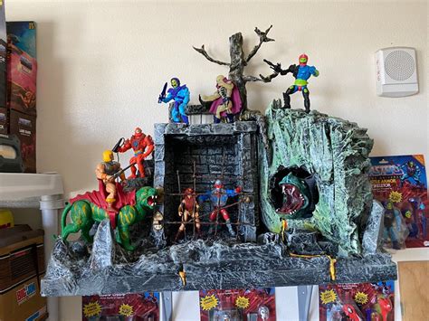 Masters Of The Universe Fright Zone Diorama Masters Of The Universe