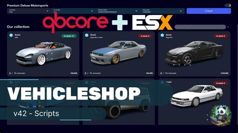 [esx Qb Core] Vehicleshop V2 Fivem Script Showcase V42 Scripts