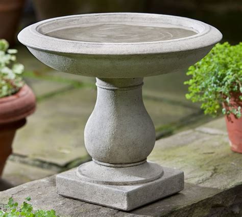 Florence Concrete Bird Bath Pottery Barn