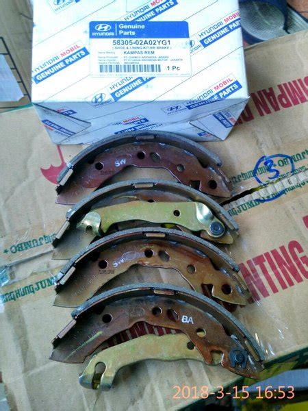 Jual Brake Shoe Kampas Rem Hyundai Atoz Kia Visto Original Di Lapak