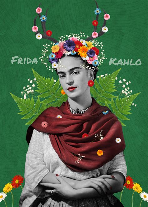 Frida Kahlo Postcard by Oksana Forsiuk on Dribbble