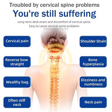 Contour Memory Foam Cervical Pillow Ergonomic Orth... – Vicedeal