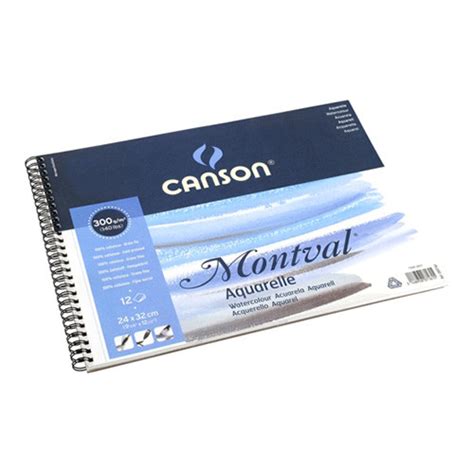 Canson Montval Papier Aquarelle Bloc De Feuilles Avec