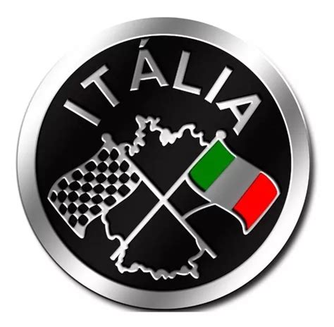 Emblema Itália Fiat Ferrari Alfa Romeo Parcelamento sem juros