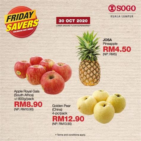 Oct Sogo Supermarket Friday Savers Promotion Everydayonsales