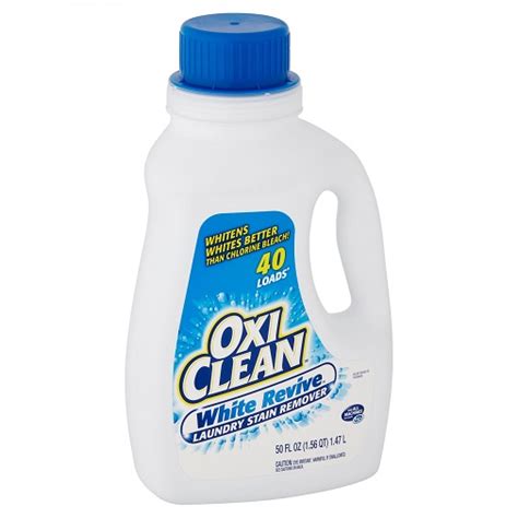 Oxiclean White Revive Laundry Whitener Stain Remover 50 Oz Ebay