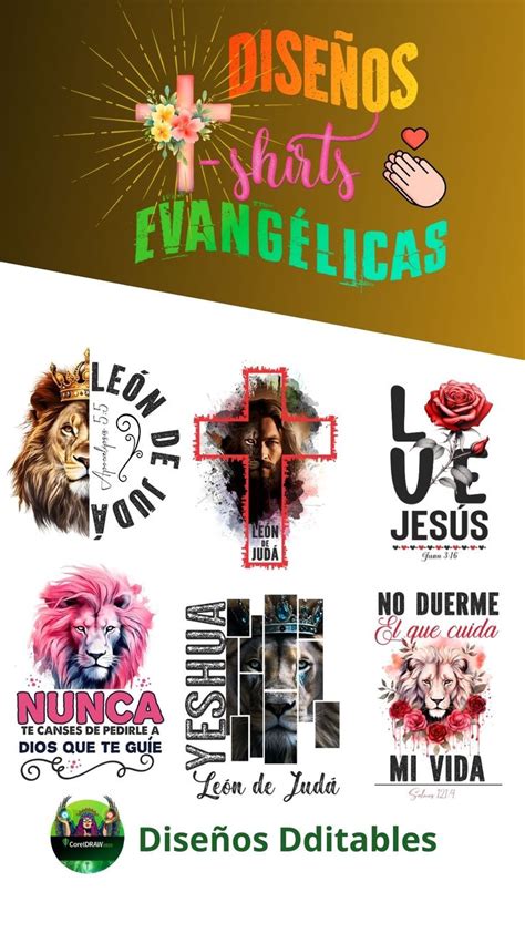 Artes para camisetas Estampados Evangélicos Artes león de Judá artes