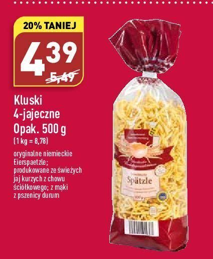 Promocja Makaron Jajeczny Kluski W Aldi