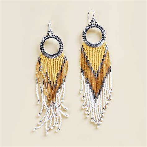 5 Tricks To Making Beaded Fringe Earrings That Lay Flat Beaded