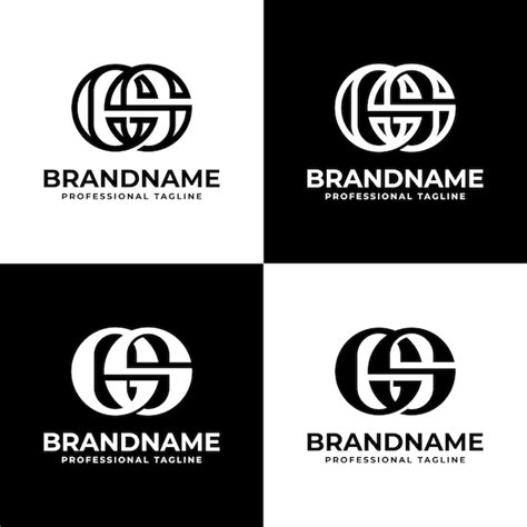 Premium Vector Luxury Letters GS Monogram Logo Suitable For Any