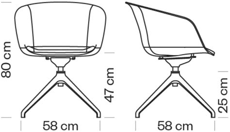 Fauteuil Confort De Bureau Dunk Assise Pivotante Coque Couleur Avec