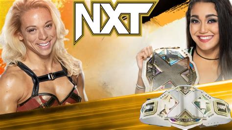 Wwe K Nxt Roxanne Perez Vs Zoey Stark Nxt Womens Championship Youtube