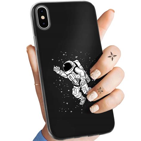 Etui Do Iphone X Xs Wzory Astronauta Kosmonauta Rakieta Obudowa