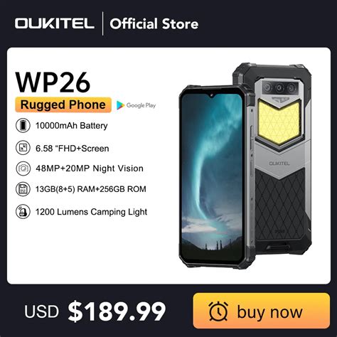 World Premiere Oukitel Wp Rugged Cell Phone Mah Gb Gb