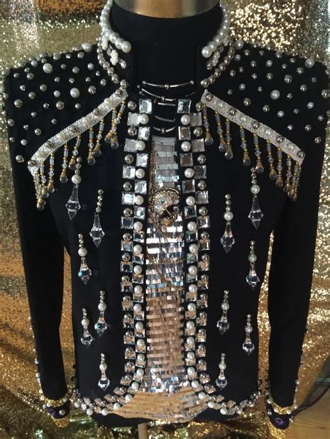 Original design high quality Male pearls decoration slim rhinestone Jacket star stage DJ ...