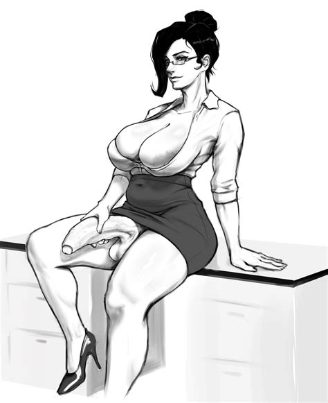 Rule 34 1shemale Alone Balls Big Breasts Big Penis Black And White Bottomless Breasts Clothed