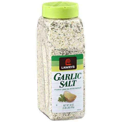 Lawry S Coarse Ground Garlic Salt With Parsley Garlic Salt Garlic Salt