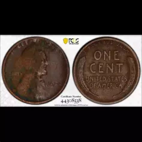 D Lincoln Wheat Cent Pcgs Genuine Vf Details Environmental