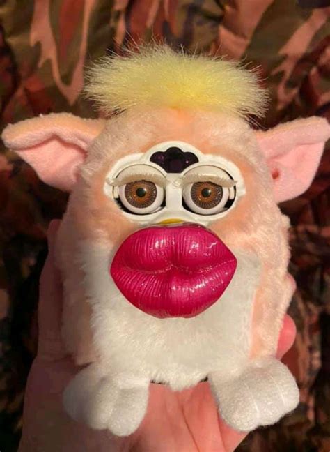 Pinterest Cursed Furby Aesthetic Creepy Toys Furby