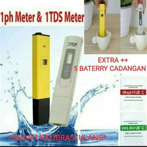 Promo Paket Alat Ukur Ph Meter Dan Tds Hidroponik Diskon 33 Di Seller