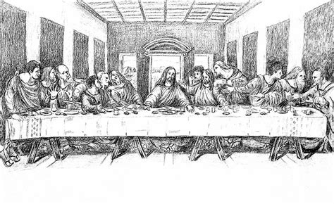 How To Draw The Last Supper