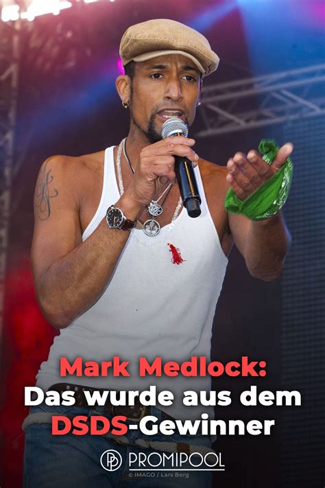 Im Jahr 2007 Wurde Mark Medlock Durch Seinen Sieg Bei Der Talentshow