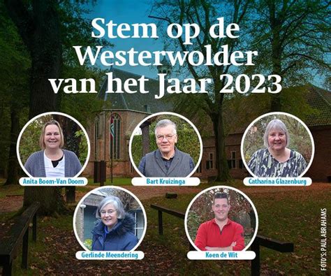 Wie Wordt De Westerwolder Van Het Jaar Er Kan Nog T M December