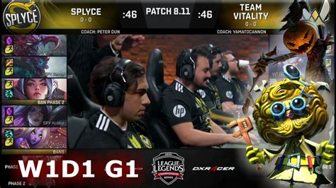 Splyce Vs Vitality Week 1 Day 1 S8 EU LCS Summer 2018 SPY Vs VIT